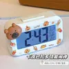 Nuevo Reloj Despertador Mini Muñeca Grande Sanrio Lindo Silencioso Multifuncional Portátil Compacto para Escritorio de Estudiante