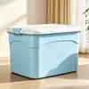 Caja de Almacenamiento Gruesa Extra Grande al por Mayor con Ruedas, Caja Organizadora de Almacenamiento para Coche, Caja Gruesa para Almacenamiento de Ropa de Cama y Ropa para el Hogar