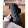 Pantalones Gruesos de Lana con Forro Polar para Mujer, Novedad Otoño e Invierno 2026 Cintura Alta Espiga Rectos Ajustados Traje Pantalones de Pierna Ancha