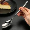 Juego de cuchillo, tenedor y cuchara de mango delgado de acero inoxidable 410 tipo 'luz de luna', juego de cubiertos estilo francés para hoteles, restaurantes y uso doméstico, al por mayor