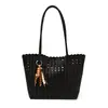 2026 Nova Bolsa Tote Elegante Simples Vazada Transfronteiriça, Bolsa de Ombro Casual Versátil para Mulheres, Bolsa Feminina de Grande Capacidade
