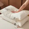 Nuevo Núcleo de Almohada de Color Natural Sin Fluorescentes Estilo 3D Protección del Cuello Núcleo de Almohada de Hotel Almohada Individual para Estudiante en Casa