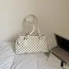 Bolso de hombro de lunares estilo coreano para mujer, nuevo bolso de moda para el hombro primavera 2026, bolso tote de mano de nicho de moda