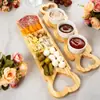 Bandeja de Madera Bandeja de Fruta de Madera Maciza Bandeja de Té Creativa de Madera Estilo Japonés Plato Pequeño Dividido Plato de Cena traje Bandeja de Madera Venta al por Mayor