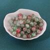 Cuentas de cristal agrietado de jade blanco de 10 mm, tipo palomitas de maíz, para pulsera, collar, material de video, accesorios hechos a mano