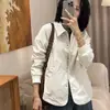 Nuevo cárdigan de otoño para mujer, color liso, con cuello de solapa, elegante, versátil, casual, simple y juvenil, top ligero
