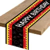 Toalha de mesa transfronteiriça nova da Amazon, toalha de mesa série aniversário, decoração de mesa para festa, têxtil de casa requintado e criativo