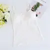 Chaleco Largo de Hielo de Seda sin Costuras de una Sola Pieza con Almohadillas en el Pecho para Mujer, Top Tubo Ultradelgado, Ropa Interior Versátil de Ajuste Delgado que se Puede Usar por Fuera