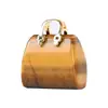 Bolsa de Cristal de Jade 3cm Minibolso Colgante Estilo Ins Adorno Decorativo de Oficina Bolso de Cristal