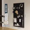 Estantería de Tablero Perforado para Sala de Estar Almacenamiento en Toda la Pared Puerta de Entrada Tablero Colgante para Entrada Decoración de Pared Tablero Perforado de Metal