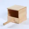 Nido de pájaro de madera maciza para cría de periquitos, agapornis y cacatúas, nido de pájaro exterior, accesorios y suministros cálidos para jaulas de pájaros