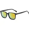 Gafas de sol pequeñas para mujer, modernas y distintivas, estilo retro coreano, recién llegadas, gafas de sol para hombre, modernas, de cara redonda, estilo cibernético, sencillas y delgadas.