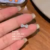 Brincos de Laço para Meninas, Brincos de Zircônia Fofos e Compactos, de Alta Qualidade e Elegantes, Brincos Piercing Fofos, Exquisitos e Modernos