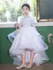 Vestido Infantil Vestido de Princesa Vestido de Casamento para Menina Vestido para Apresentação de Piano de Menina Vestido de Daminha de Honra Princesa Verão