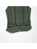 Blusas Femininas Estilo Europeu e Americano da Marca Z, Populares entre Celebridades da Internet, com Gola Halter, Sexy, Moda Transfronteiriça, Ins, Costas Abertas, Verde Militar, Za