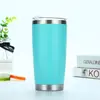 Fábrica de Origem Comércio Exterior Pintura Eletrostática Aço Inoxidável 20oz Copo Térmico para Carro Copo de Cerveja a Vácuo Copo King de Gelo para Exterior