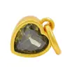 Fuerte retención de color Oro vietnamita accesorios DIY 4 colores circonita incrustada colgante de corazón pulsera pulsera collar accesorios dorados