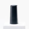 Botella de esmalte de uñas de 15 ml, cosmética oscura, pincel para uñas, botella de vidrio marrón, muestra vacía, venta al por mayor