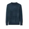 Suéter de Tricô Forrado com Fleece Masculino Outono/Inverno 2024, Camiseta de Alta Qualidade Slim Fit, Roupa Íntima Quente, Dropshipping Disponível