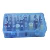 Caja de almacenamiento multifuncional para bordado de 42 ejes, costura doméstica, plástico PP, hilo de pesca, caja de herramientas de costura, venta directa de fábrica