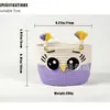 Fabricante Original Monstruo Pequeño Cesta de Almacenamiento Tejida con Cuerda de Algodón Hecha a Mano Bolsa para Auriculares Bolsa de Almacenamiento para Auriculares Bluetooth Dibujo Animado Lindo