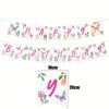 Nuevo Tema de Fiesta de Cumpleaños de Mariposas en Acuarela Bandeja de Papel Desechable Vaso de Papel Servilleta de Papel Arreglo de Vajilla Traje Decorativo