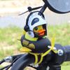 Lindo Pato Amarillo Submarino Adornos de Pato para Coche Motocicleta Autopropulsada Motocicleta Eléctrica Adornos de Coche a Batería Accesorios