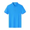 Camisa Polo de Secagem Rápida Logo Personalizado Verão Fina Roupa de Trabalho Gola Customizada Manga Curta Xadrez Roupa de Trabalho POLO de Seda Gelada