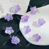 20mm crema dulce viento cinco puntas estrella tridimensional pintura al óleo degradado estrellas DIY pulsera collar de cuentas hecho a mano material