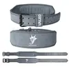 Cinturón de fitness de cuero vacuno de capa superior de gamuza transfronterizo, equipo de protección deportiva para sentadillas y peso muerto, soporte lumbar profesional para levantamiento de pesas para hombres y mujeres, venta al por mayor