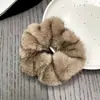 Felpa Anillo Intestinal Grande Diadema Adorno para la Cabeza Banda de Goma Simple Corbata para Mujer Adorno para la Cabeza de Cuero Duradero de Alta Elasticidad Accesorios para el Cabello