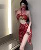 Chica de paja sexy moda nacional Hanfu estilo antiguo blusa faja sexy traje uniforme colección tentación 22