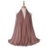 Novo Lenço de Dedo Jane Chiffon com Hot Drilling Borda Serrilhada Corte Moda Lenço Atacado