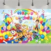 Fiesta de Cumpleaños Patrulla Canina Transfronteriza de Amazon Tema Infantil Patrulla Canina Tema de Dibujos Animados para Cumpleaños Tela Fotográfica