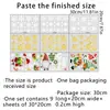 Pegatinas de Pared de 1.0 m Copos de Nieve Estrellas Árbol de Navidad Pegatinas de Pared Navideñas Pegatinas para Vidrio Estático Pegatinas para Ventana Decoración del Hogar Pegatinas de Pared