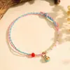 Pulseira de Corda Colorida do Festival do Barco Dragão Corda Vermelha Tecida à Mão Infantil Bebê Pequeno Zongzi Corda de Mão Presente de Lote Festival de Maio
