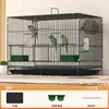 Casa de Pássaros Doméstica Gaiola de Pássaros Extra Grande para Mynas, Calopsitas, Periquitos-Amor, Pombos, Papagaios, Gaiola de Criação de Luxo