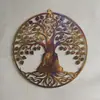 Colgantes y adornos de decoración de pared de hierro forjado transfronterizos, artesanías de metal, venta directa del fabricante, siluetas cortadas con láser y pintadas con UV