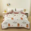 Procesamiento Personalización Estilo Otoño Manta de Leche Polar Lavable a Máquina Dormitorio Estudiantil Manta Individual Núcleo de Manta Algodón Lavable al Agua Manta de Frijol Frijol Lavado