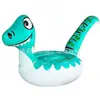 Boia Inflável de Dinossauro para Piscina, Boia Aquática para Montar, Colchão Inflável Flutuante, Barco de Praia para Sentar, Barco Inflável Portátil