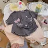 2026 Verano Niños Casual Manga Corta Niñas Elegante Dibujos Animados Dulce Camiseta Delgada Versátil Top Moderno