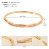 Exportação Europeia e Americana Novo Bracelete Aberto de Zircônia Cobre Banhado a Ouro Acessível Luxo Bracelete de Alto Padrão Moda Simples Forma Geométrica Joia para Mão