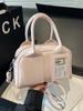 Bolso de hombro de primavera, bolso cruzado que combina con todo, nuevo diseño de nicho 2025, bolso de mano estilo coreano de moda con forma de almohada.