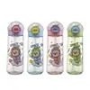 Taza de Plástico para Niños Estilo Nuevo, Taza de Beber Doble con Popote para Niños al Aire Libre, Sencilla, con Asa y Cierre, Taza de Agua Portátil que Rebota