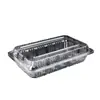 Embalagens para viagem para sopa de macarrão com peru, tigelas descartáveis para misturar para pratos de macarrão, caixas plásticas transparentes de grau comercial para embalagem de macarrão frio