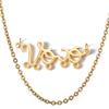Colgante personalizado vovobaby collar de abuela acero inoxidable Niño Niña muñeco villano collar con nombre