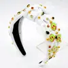 Tela nueva transfronteriza de Halloween con calavera de diamante perla calavera accesorios de aleación nudo accesorios de moda de ala ancha para mujer