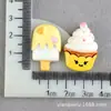 Juguete de Comida Accesorios de Resina Pegamento de Crema Accesorios de Helado Funda para Teléfono Móvil Paleta DIY Accesorios para la Cabeza Accesorios para el Cabello Paquete de Materiales