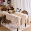 Toalha de Mesa Yimanqiyun Cor Lisa Contrastante Recorte Costura Pequena Fresca Toalha de Mesa Restaurante Fornecimento Direto da Fábrica