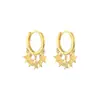 Brinco de Orelha Gipsofila Cinco Estrelas Argola com Franja Design de Nicho 2023 Novos Brincos Outlet de Fábrica